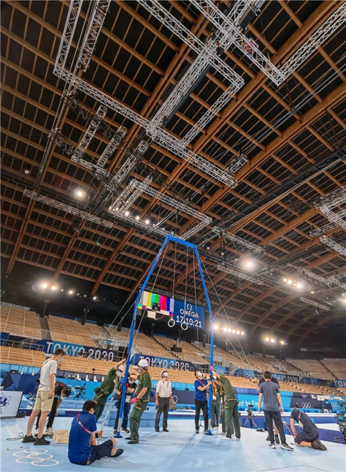 东京奥运会声光视讯工作团队